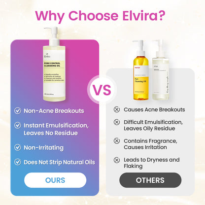 Elvira Cleansing Oil for Makeup & Blackhead Remover 200ml